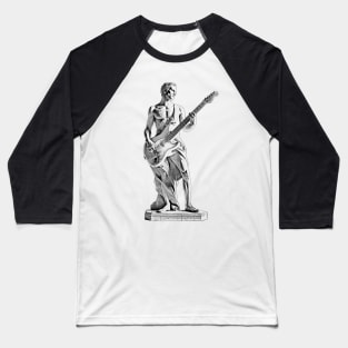 Greek Guitarist Aesthetic Statue Baseball T-Shirt